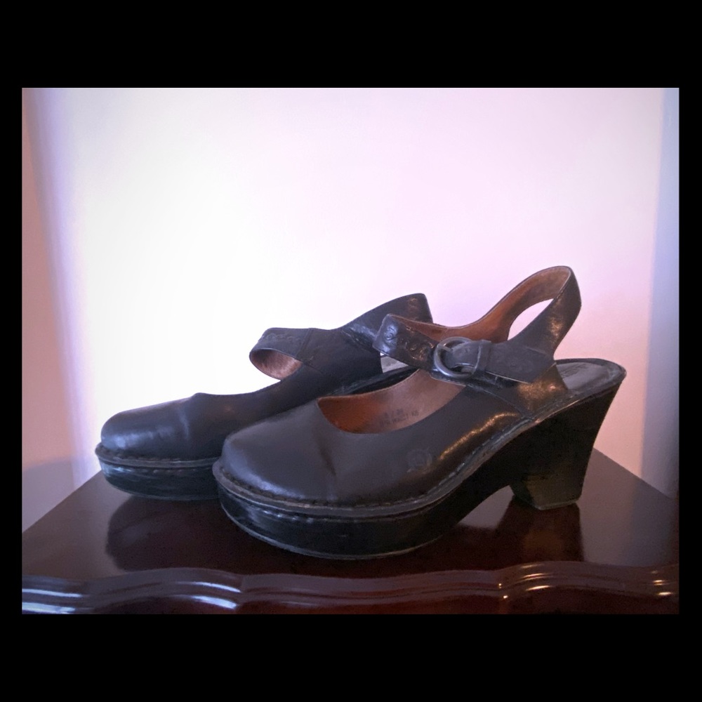 Leather Mary Janes by born
